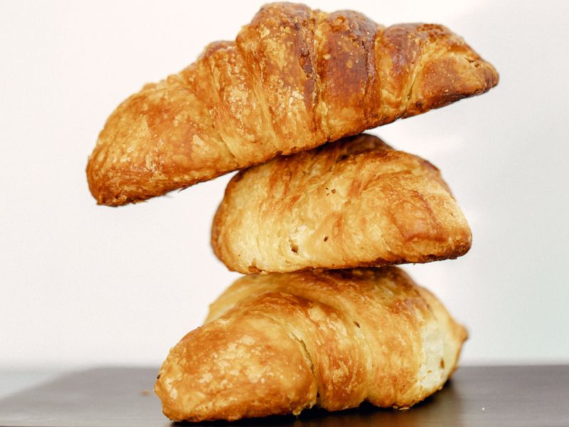 3 Croissants Stacked