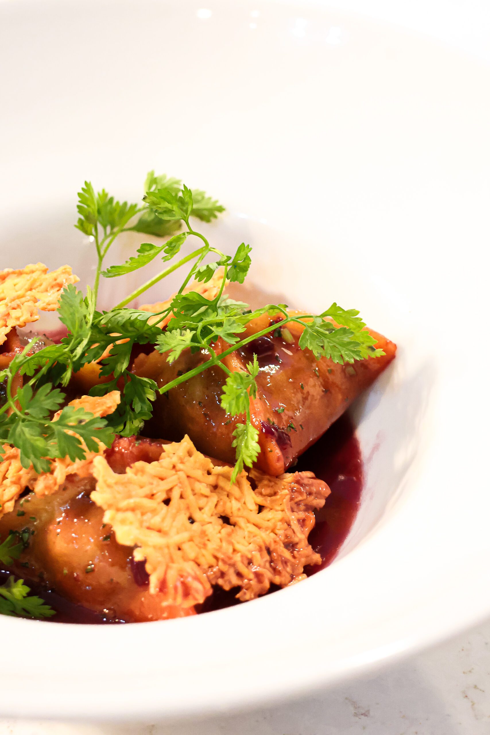 Fresh Salad Topped with Parmesian